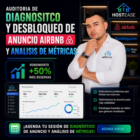 Auditoría de Diagnóstico y Desbloqueo Airbnb — Hostease IA